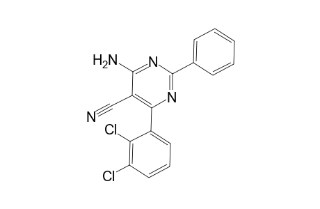 4-Amino-6-(2,3-dichlorophenyl)-2-phenylpyrimidine-5-carbonitrile