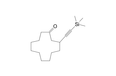 3-[(Trimethylsilyl)ethynyl]cyclododecanone