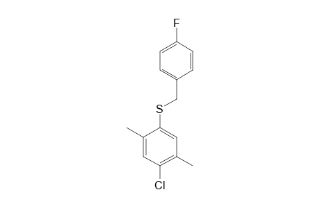 4-chloro-2,5-xylyl p-fluorobenzyl sulfide