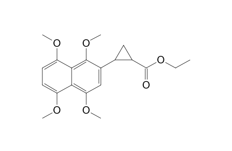 1-[1',4',5',8'-tetrakis(Methoxy)naphth-2'-yl]-2-(ethoxycarbonyl)cyclopropane