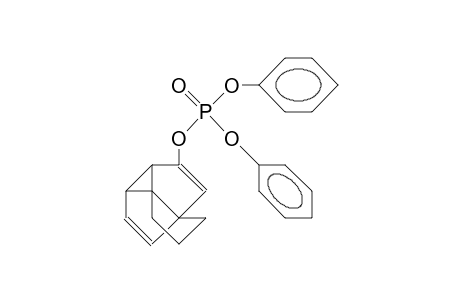 Tetracyclo(3.3.3.0/1,5/.0/2,8/)undec-3,6-dien-3-diphenylphosphate