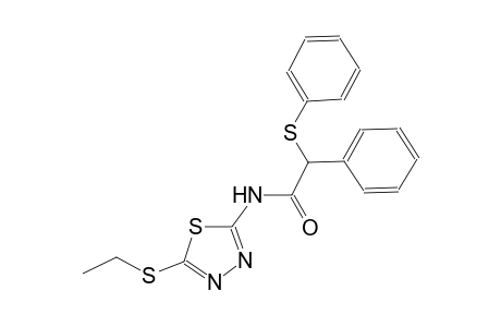 N-[5-(ethylsulfanyl)-1,3,4-thiadiazol-2-yl]-2-phenyl-2-(phenylsulfanyl)acetamide