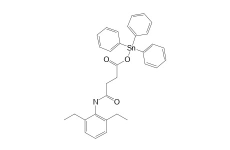 TRIPHENYLTIN-(IV)-[3-[(2',6'-DIETHYLPHENYLAMIDO)]-PROPANOATE]