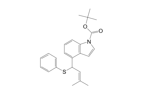 1-(TERT.-BUTOXYCARBONYL)-4-(3'-METHYL-1'-PHENYLTHIOBUT-2'-ENYL)-INDOLE