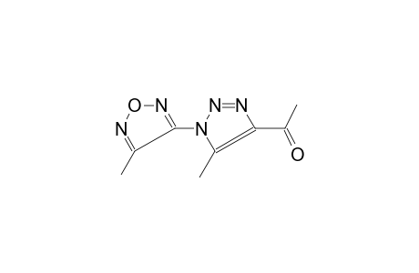 1-[5-methyl-1-(4-methyl-1,2,5-oxadiazol-3-yl)-1,2,3-triazol-4-yl]ethanone