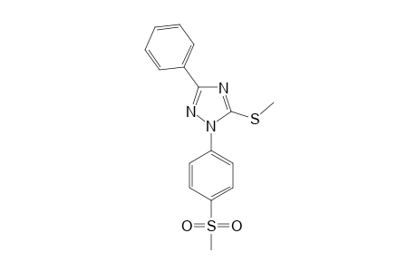 1-[4-(METHYLSULFONYL)-PHENYL]-3-PHENYL-5-(METHYLTHIO)-1H-1,2,4-TRIAZOLE