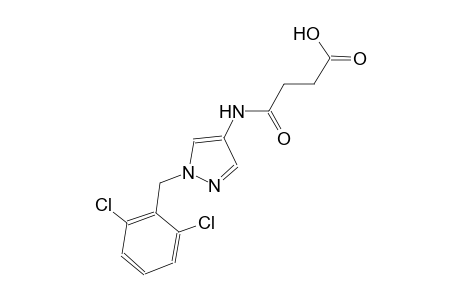 4-{[1-(2,6-dichlorobenzyl)-1H-pyrazol-4-yl]amino}-4-oxobutanoic acid