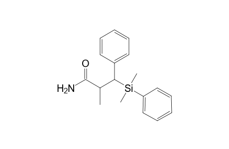 (2rs,3sr)-3-Dimethyl(phenyl)silyl-2-methyl-3-phenylpropionamide