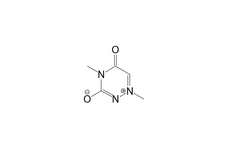 1,4-Dimethyl-5-oxidanylidene-1,2,4-triazin-1-ium-3-olate