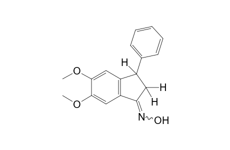 5,6-dimethoxy-3-phenyl-1-indanone, oxime