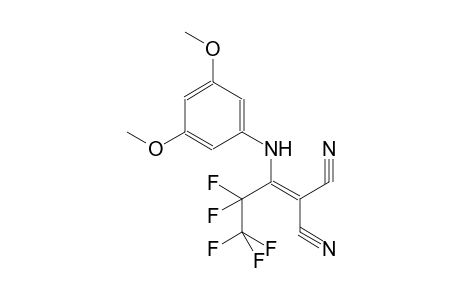 2-[1-(3,5-Dimethoxy-phenylamino)-2,2,3,3,3-pentafluoro-propylidene]-malononitrile