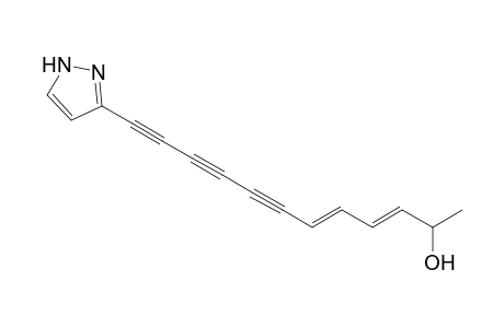 (3E,5E)-12-(1H-pyrazol-5-yl)-2-dodeca-3,5-dien-7,9,11-triynol