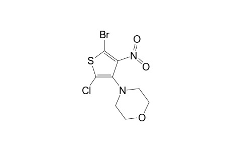 4-(5-Bromo-2-chloro-4-nitro-3-thienyl)morpholine