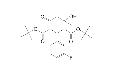 1,3-cyclohexanedicarboxylic acid, 2-(3-fluorophenyl)-4-hydroxy-4-methyl-6-oxo-, bis(1,1-dimethylethyl) ester