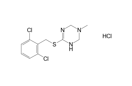 6-[(2,6-dichlorobenzyl)thio]-3-methyl-1,2,3,4-tetrahydro-s-triazine, monohydrochloride