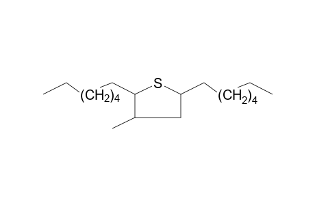 2,5-Diheptyl-4-methylthiolane