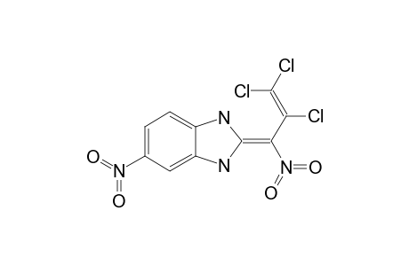 (2Z)-5-nitro-2-(2,3,3-trichloro-1-nitro-prop-2-enylidene)-1,3-dihydrobenzimidazole