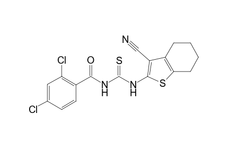 thiourea, N-(3-cyano-4,5,6,7-tetrahydrobenzo[b]thien-2-yl)-N'-(2,4-dichlorobenzoyl)-