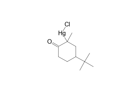 2-Methyl-4-tert.-butyl-2-(chloromercuri)-cyclohexanone