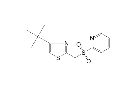 4-tert-butyl-2-{[(2-pyridyl)sulfonyl]methyl}thiazole