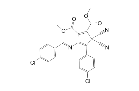 Dimethyl 4-(4-Chlorophenyl)-3-{[(E)-(4-chlorophenyl)methylidene]amino}-5,5-dicyanocyclopenta-1,3-diene-1,2-dicarboxylate