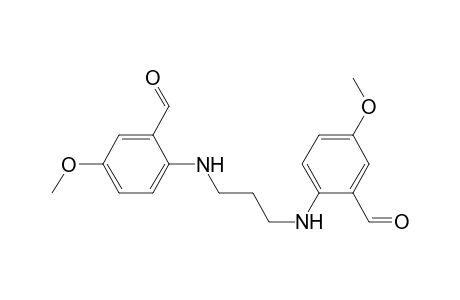 5,5'-DIMETHOXY-2,2'-(PROPANE-1,3-DIYLDIIMINO)-BIS-(BENZALDEHYDE)