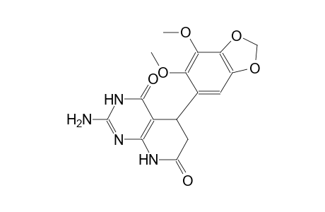 pyrido[2,3-d]pyrimidine-4,7(3H,6H)-dione, 2-amino-5-(6,7-dimethoxy-1,3-benzodioxol-5-yl)-5,8-dihydro-