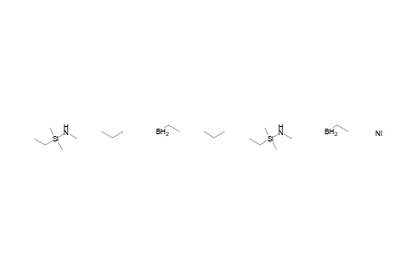 NICKEL, BIS[(3,4-.ETA.)-4,5-DIETHYL-1,2,2,3-TETRAMETHYL-1-AZA-2-SILA-5-BORACYCLOPENT-3-ENE-B5,N1]-