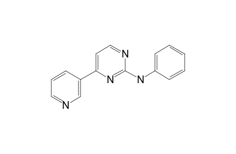 N-Phenyl-4-(3-pyridinyl)-2-pyrimidinamine