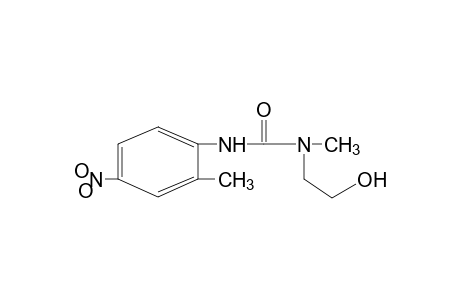 1-(2-hydroxyethyl)-1-methyl-3-(4-nitro-o-tolyl)urea
