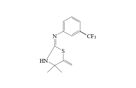 4,4-DIMETHYL-5-METHYLENE-2-[(alpha,alpha,alpha-TRIFLUORO-m-TOLYL)IMINO]THIAZOLIDINE