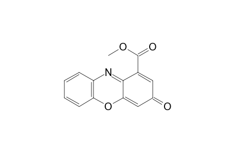 3H-Phenoxazine-1-carboxylic acid, 3-oxo-, methyl ester