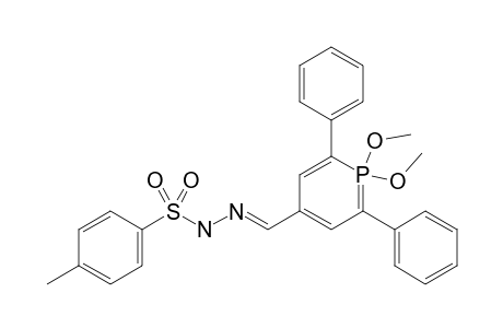 1,1-Dimethoxy-2,6-diphenyl-lambda5-phosphorin-4-carbaldehyde p-tosylhydrazone