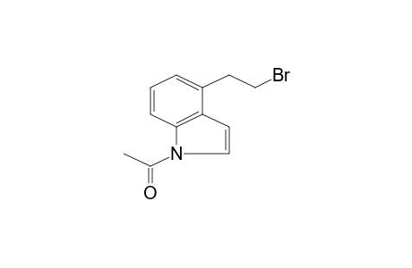 1-[4-(2-Bromo-ethyl)-indol-1-yl]-ethanone