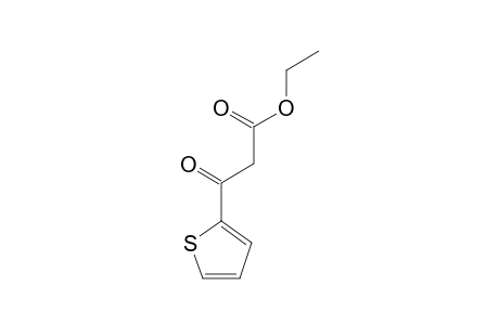 beta-oxo-2-thiophenepropionic acid, ethyl ester