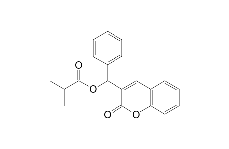 3-(alpha-hydroxybenzyl)coumarin, isobutyrate