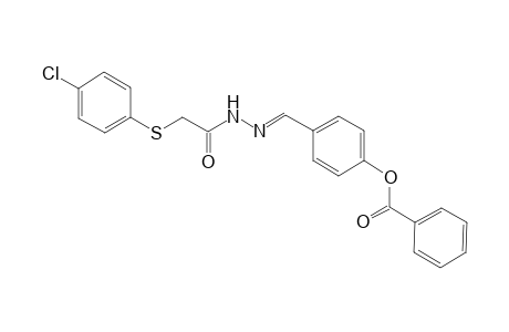 benzoic acid, 4-[(E)-[2-[2-[(4-chlorophenyl)thio]acetyl]hydrazono]methyl]phenyl ester