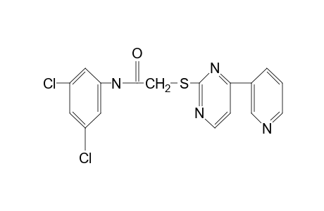 3',5'-dichloro-2-{[4-(3-pyridyl)-2-pyrimidinyl]thio}acetanilide