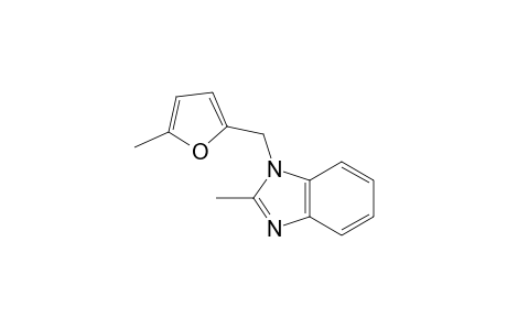 2-Methyl-1-[(5-methylfuran-2-yl)methyl]benzimidazole