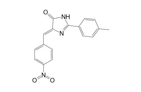 (5E)-2-(4-Methylphenyl)-5-(4-nitrobenzylidene)-3,5-dihydro-4H-imidazol-4-one