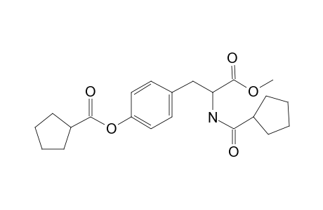 L-Thyrosine, N,o-bis(cyclopentylcarbonyl)-, methyl ester