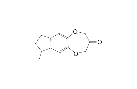 1-Methyl-2,3-dihydro-1H-5,9-dioxacyclohepta[f]inden-7-onee