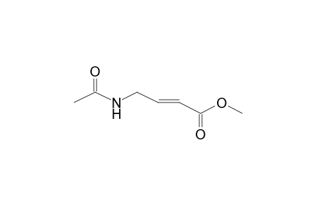 4-Acetylaminobut-2-enoic acid, methyl ester
