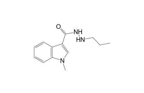 1-Methylindole-3-carboxylic acid, 2-propylhydrazide