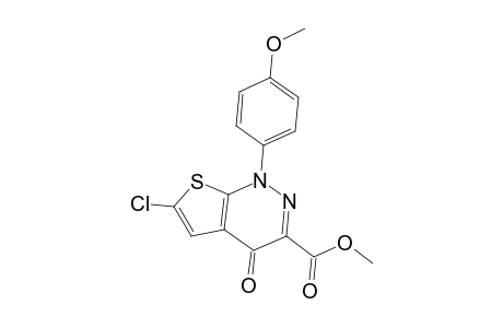 6-Chloro-1-(4-methoxyphenyl)-4-oxo-3-thieno[2,3-c]pyridazinecarboxylic acid methyl ester