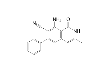 8-Amino-3-methyl-1-oxo-6-phenyl-1,2-dihydroisoquinoline-7-carbonitrile