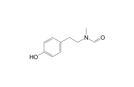 E-N-METHYL-N-FORMYL-4-HYDROXY-BETA-PHENYLETHYLAMINE;MAJOR_ISOMER