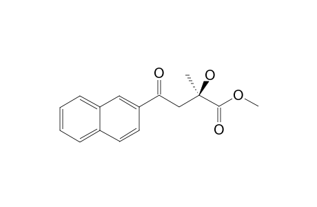 (R)-Methyl-[2-hydroxy-2-methyl-4-oxo-4-(2-naphthyl)]-butanoate