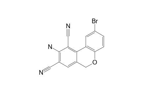 9-Amino-2-bromo-6H-benzo[c]chromene-8,10-dicarbonitrile