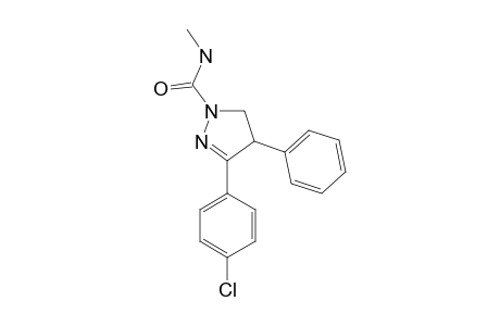 3-(p-chlorophenyl)-N-methyl-4-phenyl-2-pyrazoline-1-carboxazmide